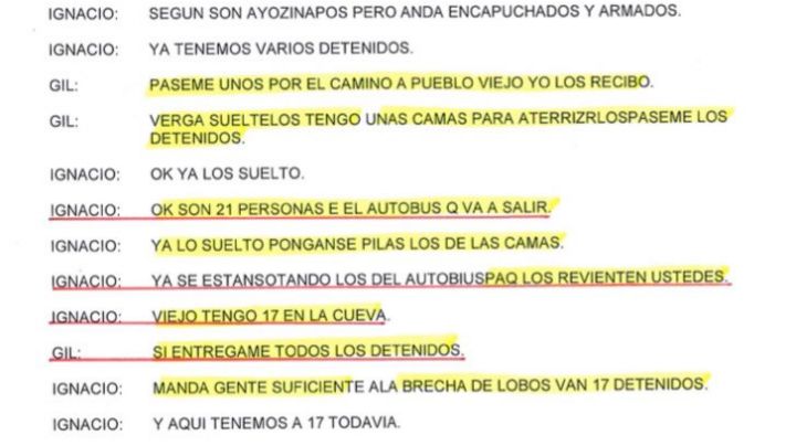 Segob hace públicas conversaciones entre autoridades de Iguala e integrantes de “Guerreros Unidos”