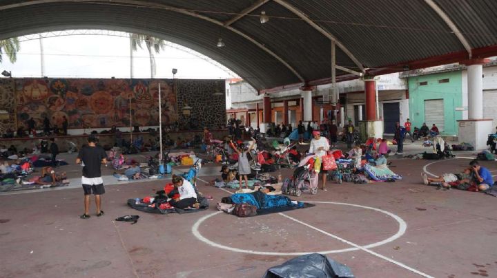 Caravana migrante descansa en Oaxaca; anhela llegar a Veracruz