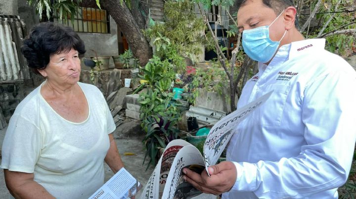 Ratifica Pablo Amilcar Sandoval, su respaldo al proyecto de la cuarta transformación.