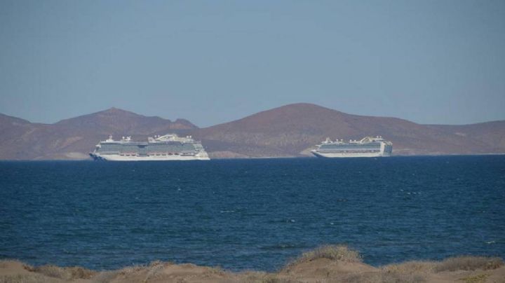 Cruceros fondeados contaminan la bahía; Ambientalistas