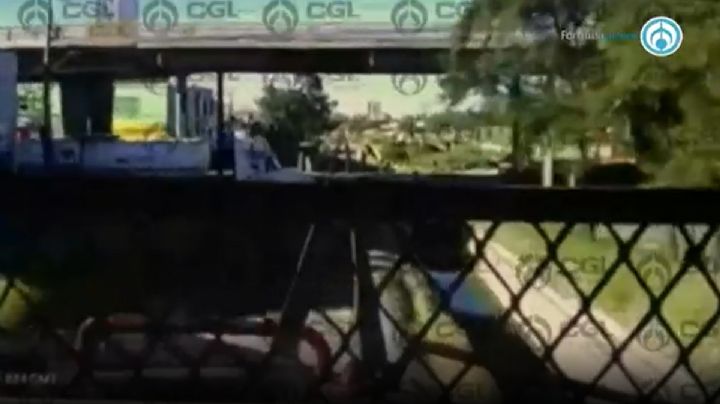 (VIDEO) Así fue el choque de un tren con una pipa de combustible en Aguascalientes