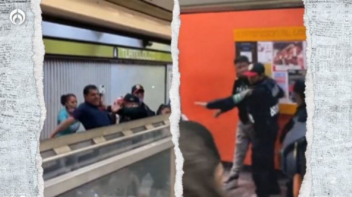 (VIDEO) Llévele la bonita trifulca en el Metro: vagoneros y policías se agarran a golpes