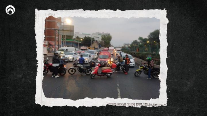 (VIDEO) Protesta de motociclistas en CDMX termina en detenciones y vehículos confiscados