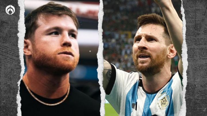 Canelo amenaza a Messi con golpearlo por pisotear playera de México