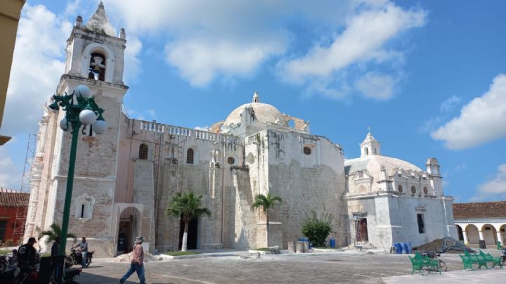 (FOTOS) Restauran la catedral de la virgen de la Candelaria en Tlacotalpan