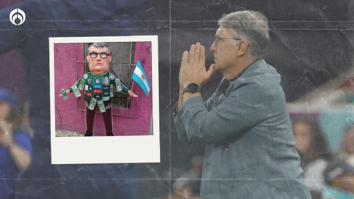 ¡Dale, dale, dale, al 'Tata' Martino! Así es la piñata del exentrenador de México (FOTOS)