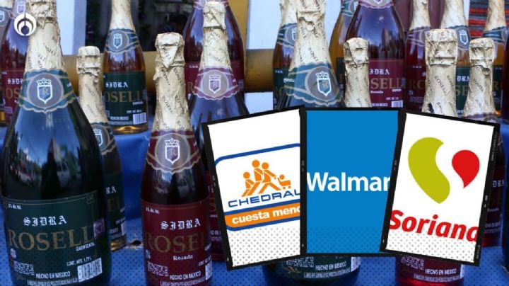 Año Nuevo 2023: Walmart, Chedraui o Soriana ¿quién vende la sidra más barata?