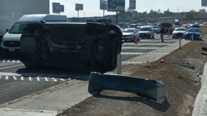 Día de accidentes en tramo Cuesta China de la autopista México-Querétaro