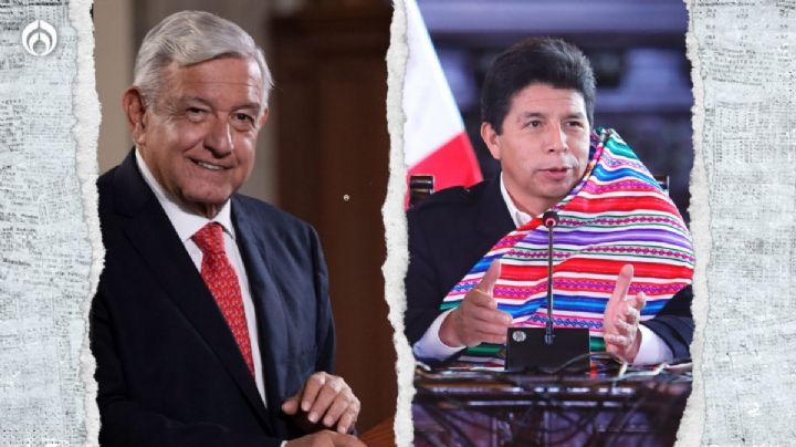 AMLO 'salta' por Pedro Castillo: lo destituyeron las élites de Perú, recrimina el presidente