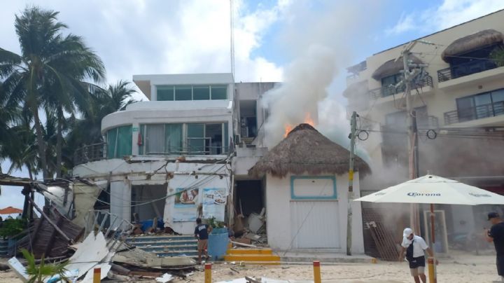 Playa del Carmen: Tanque de gas estalla en restaurante cercano a Mamita's Club; hay 2 muertos