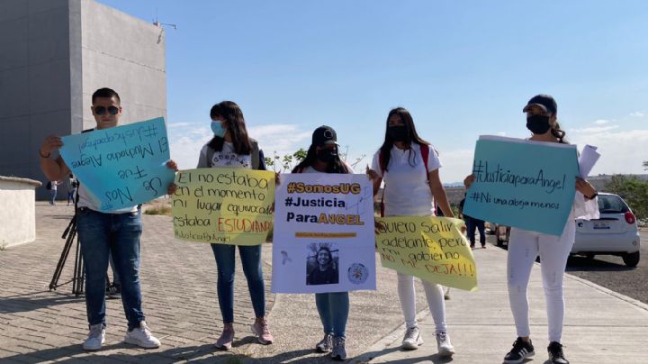 Estudiantes de UG, piden justicia para Angel Yael