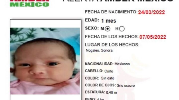 Activan Alerta Amber para encontrar a la bebé Alison Guadalupe Ayala