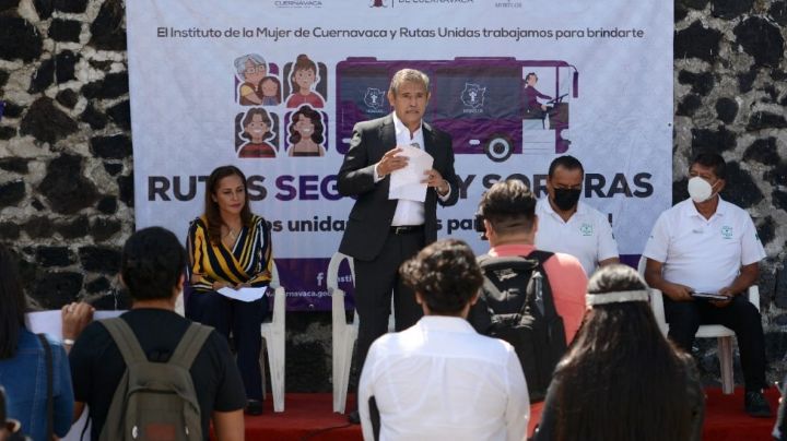 Cuernavaca contará con Rutas Seguras y Sororas para dar seguridad a las usuarias