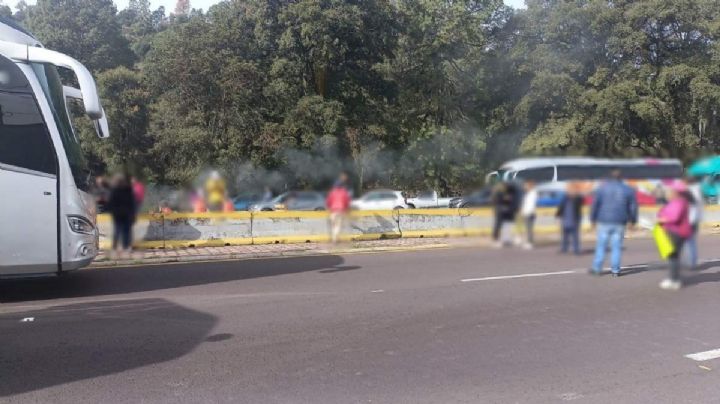 Protesta en la México-Puebla: ¿qué pasó en la carretera?