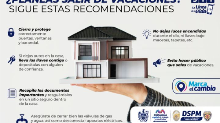 Llaman a extremar precauciones al salir de vacaciones