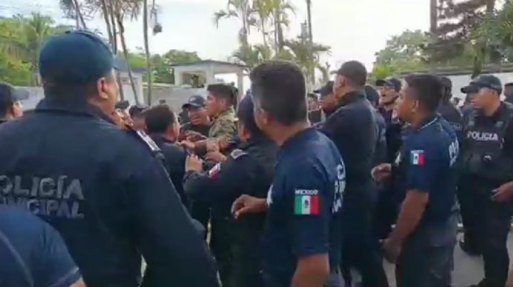 Policías municipales de Tuxpan agreden a elementos de la SEMAR