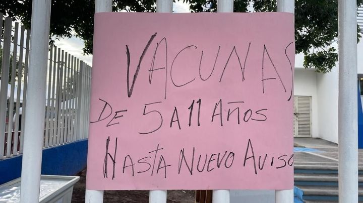 Molesta a padres se acabaran vacunas para niños de 5 a 11 años en Mazatlán 