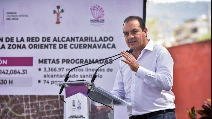 Agua potable y drenaje, inaugura Cuauhtémoc Blanco obras de modernización