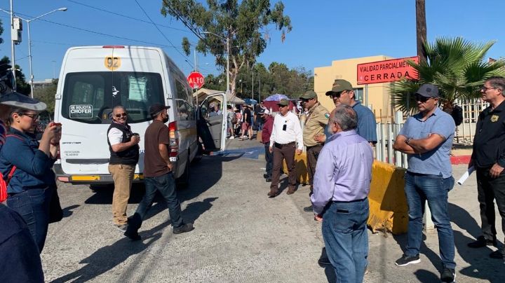 Inician Gobierno del Estado y Ayuntamiento de Tijuana trabajos de ordenamiento vial en la Garita de San Ysidro