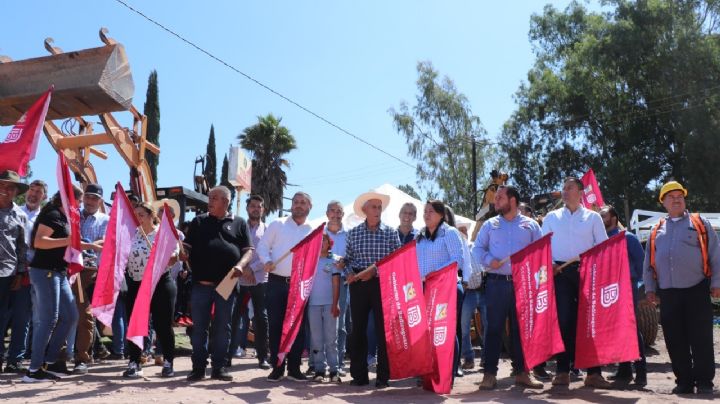 Dan inicio los trabajos de obra pública en calles de Surutato