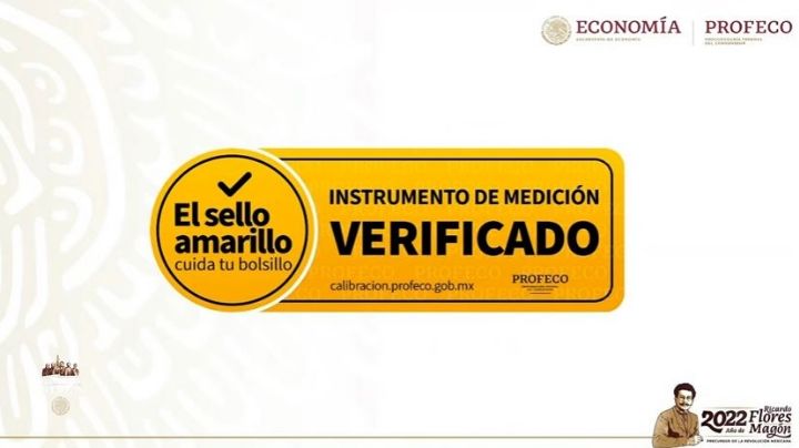 Profeco lanza 'sello amarillo' para garantizar kilos y litros completos en negocios