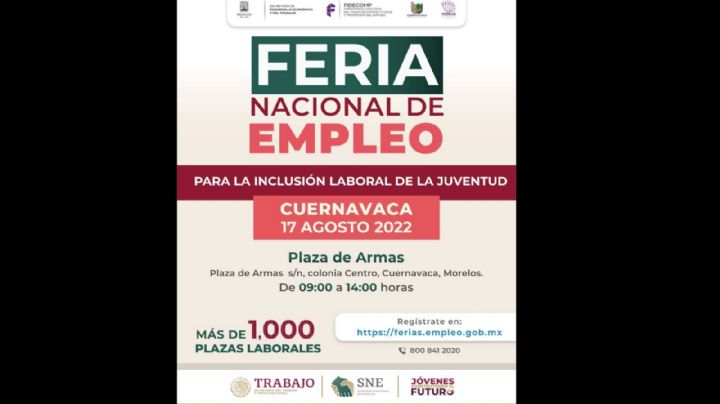 Feria del Empleo Cuernavaca 2022 ¿Cómo puedes participar y encontrar chamba?