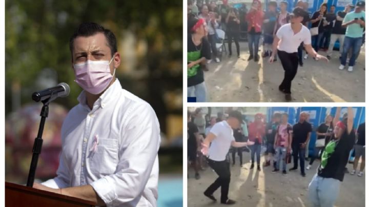 (VIDEO) Colosio saca 'los prohibidos': baila cumbia en homenaje a Celso Piña