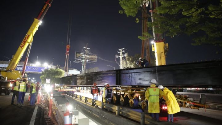 Retirarán dos trabes en la obra del Boulevard Bernardo Quintana