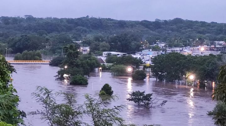 Lluvias en Veracruz: Amanece Cotaxtla bajo el agua