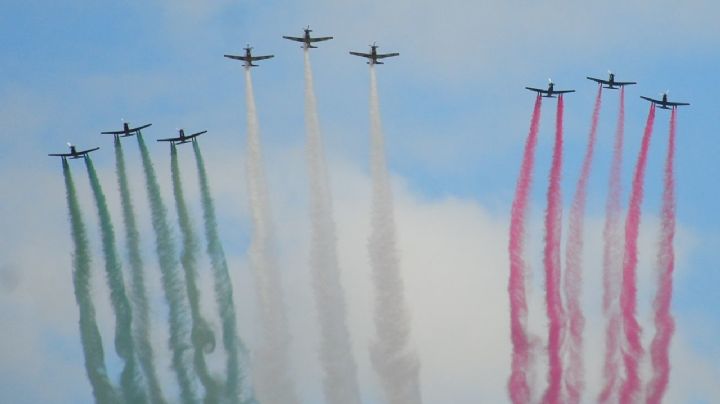 Desfile Militar: Pilotos preparan espectáculo con todo y 'plan B' ante mal clima