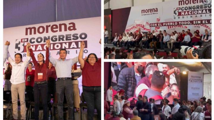 Congreso de Morena: ovaciones a Sheinbaum, acuerdos para el 2024 y mucho Epigmenio