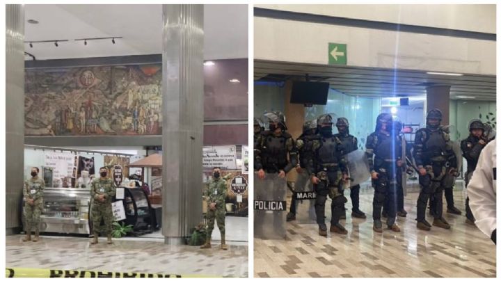 Desalojo en el AICM: militares quitan cafetería a jubilados de Mexicana (VIDEO)