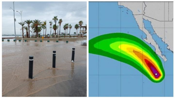 Tormenta tropical 'Javier': suspenden clases en Baja California Sur por lluvias (VIDEO)