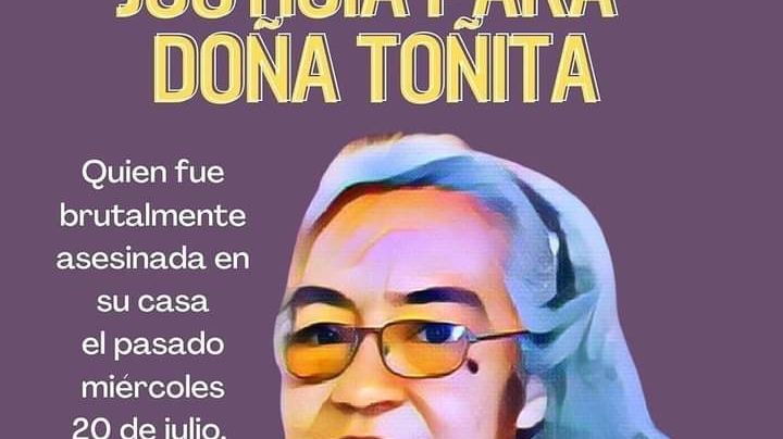 Caso Doña Toñita: Detienen al presunto feminicida, era conocido de la víctima