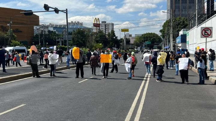 (VIDEO) Protesta por Mítikah: comerciantes acusan que los quieren retirar 'a la mala'