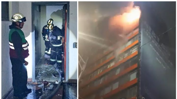 (VIDEO) Bomberos de CDMX combaten incendio en edificio Canadá