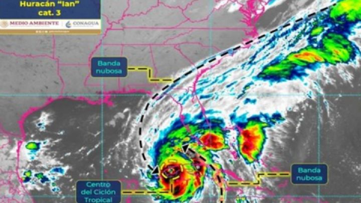 Huracán 'Ian' sube a categoría 3: causará lluvias fuertes en Yucatán y Quintana Roo