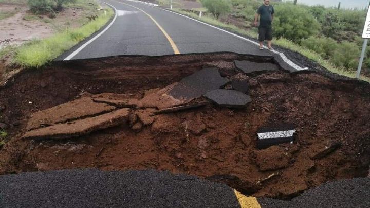 (VIDEO) La Tormenta Tropical Javier sigue causando estragos en B.C.S