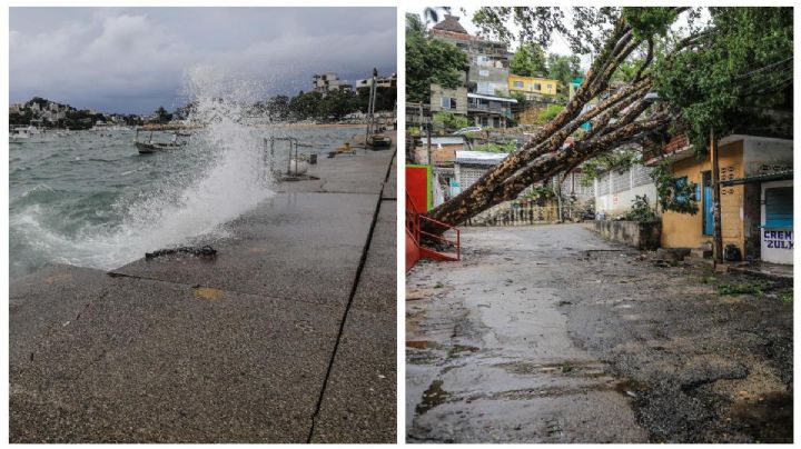 Tormenta tropical Kay: mueren 3 personas en Guerrero; suspenden clases en 3 estados