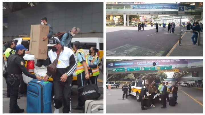 Bloqueo en el AICM: jubilados de Mexicana protestan en la Terminal 1 (VIDEO)