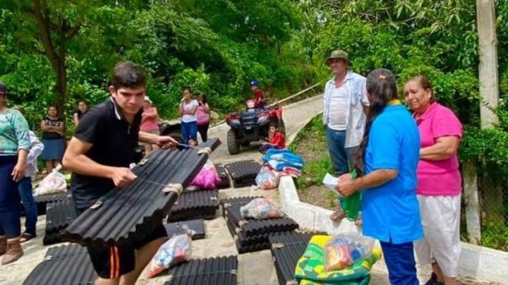 Entregan apoyos a familias badiraguatenses afectadas por las lluvias