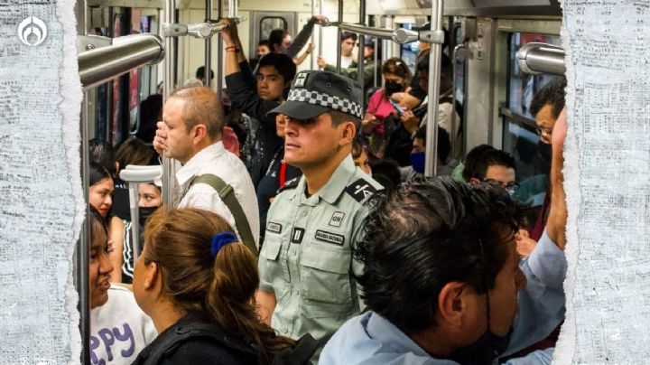 Guardia Nacional ¿viaja encubierta en el Metro de la CDMX?