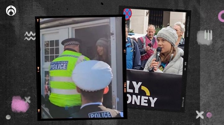 (VIDEO) Detienen a la activista Greta Thunberg durante protesta en Londres