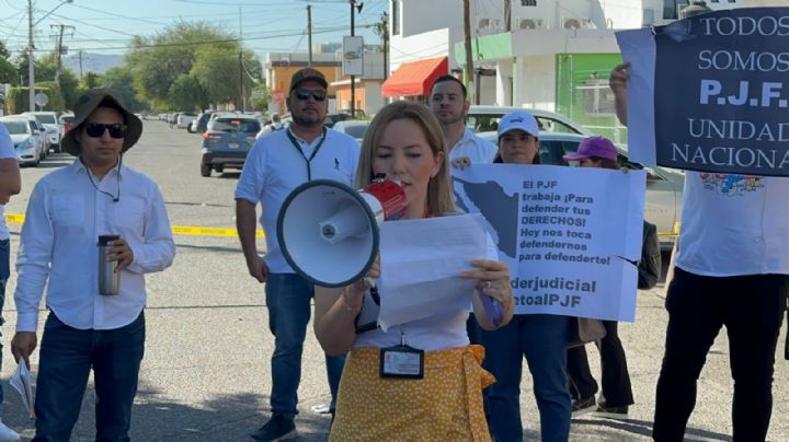 Anuncian trabajadores del PJF en Sonora paro de labores durante seis días