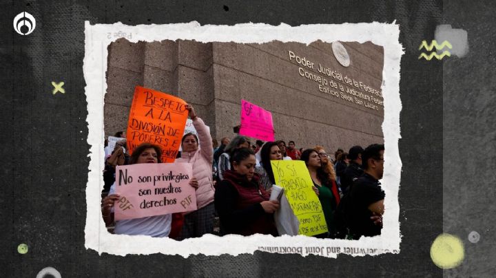 Protestas por fideicomisos no tienen fines políticos: trabajadora del Poder Judicial