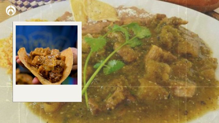 Truco para que el chicharrón en salsa verde te quede delicioso como el de los tacos de guisado