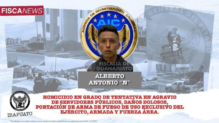 Vinculan a proceso al autor de balacera contra agentes de la Fiscalía en Irapuato