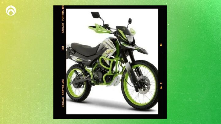 Sam’s Club rebaja 7 mil pesos a moto Italika de color verde que acelera hasta 110 km/h