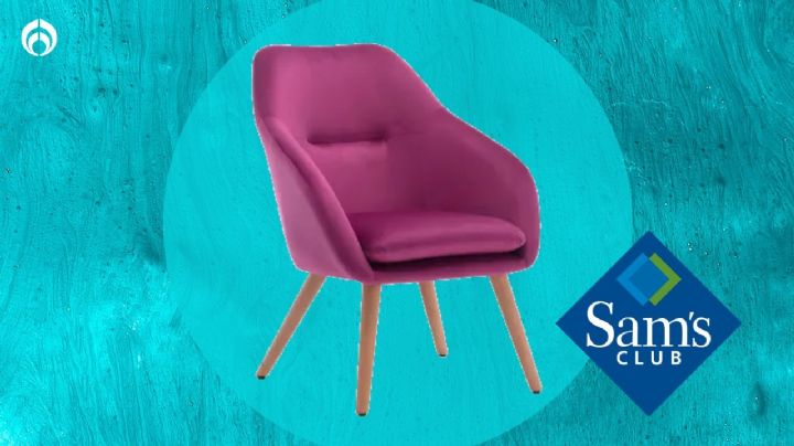 Sam's Club rebaja sillón aesthetic con asiento cómodo y diseño moderno