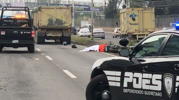 Fatal accidente cobra la vida de un motociclista en avenida 5 de febrero